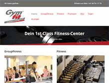 Tablet Screenshot of gymfit-affoltern.ch
